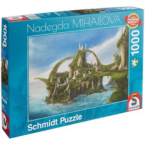 Schmidt Spiele (59610) - Nadegda Mihailova: "Island of the Falls" - 1000 brikker puslespil