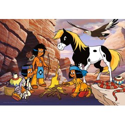 Ravensburger (05069) - "Yakari" - 12 brikker puslespil