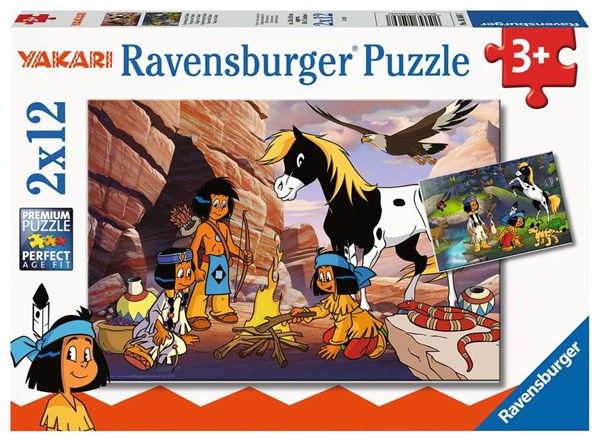 Ravensburger (05069) - "Yakari" - 12 brikker puslespil
