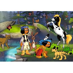 Ravensburger (05069) - "Yakari" - 12 brikker puslespil