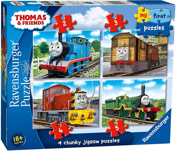 Ravensburger (06940) - "Thomas & Friends" - 2 3 4 5 brikker puslespil