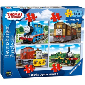 Ravensburger (06940) - "Thomas & Friends" - 2 3 4 5 brikker puslespil