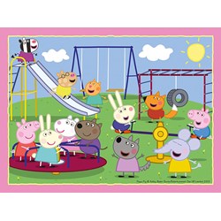 Ravensburger (6958) - "Peppa Pig" - 12 16 20 24 brikker puslespil