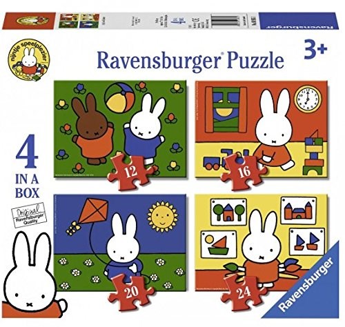 Ravensburger (069651) - "Miffy" - 12 16 20 24 brikker puslespil