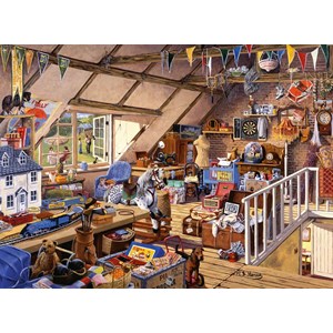 Ravensburger (13709) - "Attic" - 500 brikker puslespil