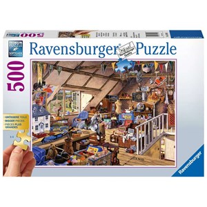 Ravensburger (13709) - "Attic" - 500 brikker puslespil