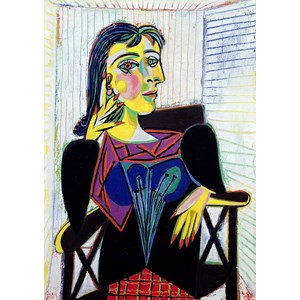 Ravensburger (14088) - Pablo Picasso: "Portrait of Dora Maar" - 1000 brikker puslespil