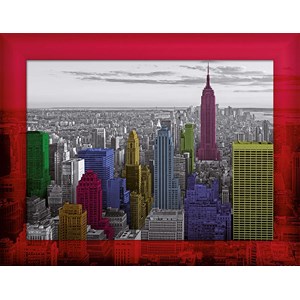Ravensburger (14894) - "New York Colours" - 500 brikker puslespil