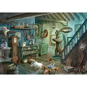 Ravensburger (15029) - "Forbidden Basement (in German)" - 759 brikker puslespil