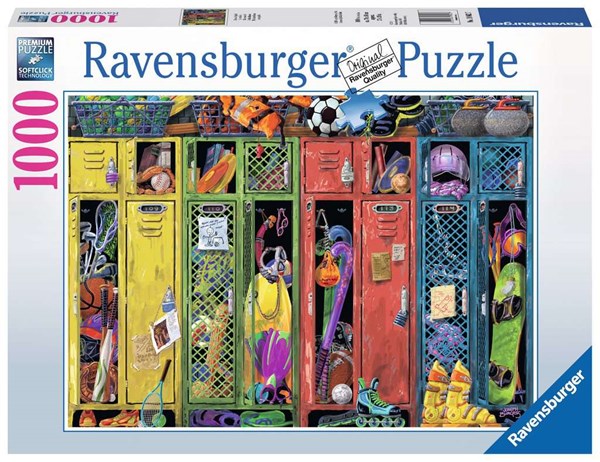 Ravensburger (19862) - "The Locker Room" - 1000 brikker puslespil