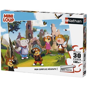 Nathan (86367) - "Plays the Knight" - 30 brikker puslespil