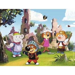 Nathan (86367) - "Plays the Knight" - 30 brikker puslespil