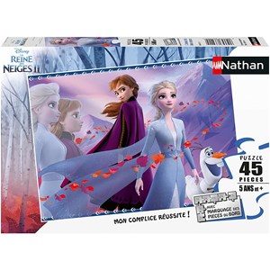 Nathan (864515) - "Frozen 2" - 45 brikker puslespil