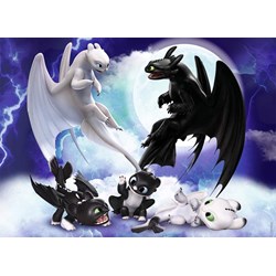 Nathan (86767) - "Dragons" - 100 brikker puslespil