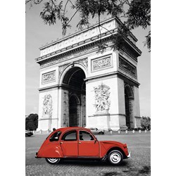 Nathan (87797) - "Citroën 2 CV in Paris" - 1500 brikker puslespil