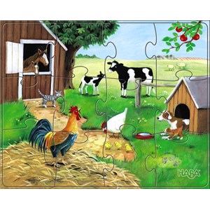 HABA (4960) - "Animals" - 12 15 18 brikker puslespil