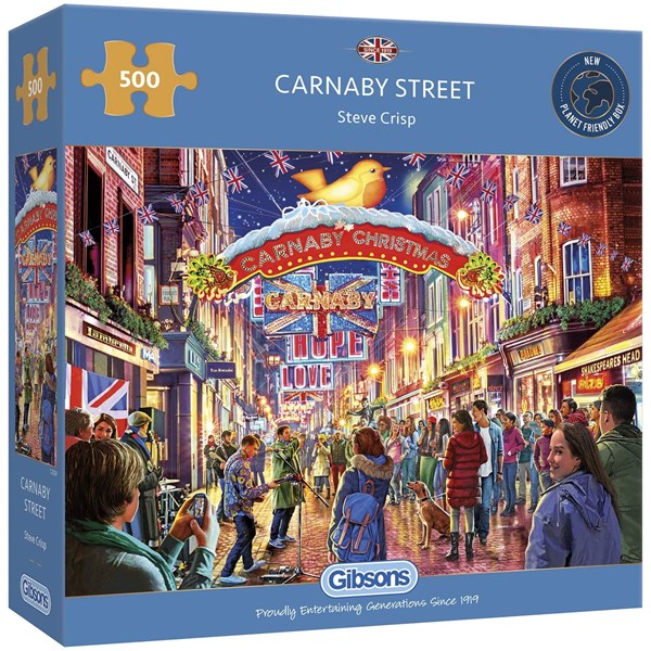 Gibsons (G3124) - Steve Crisp: "Carnaby Street" - 500 brikker puslespil