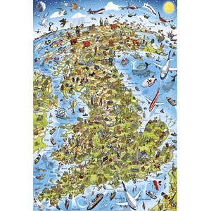 Gibsons (G3431) - Hartwig Braun: "Best of British" - 500 brikker puslespil