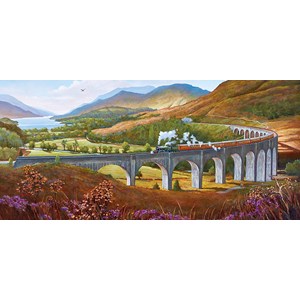 Gibsons (G4037) - Mike Jeffries: "Glenfinnan Viaduct" - 636 brikker puslespil