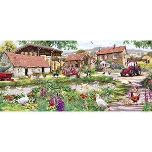 Gibsons (G4048) - Richard Macneil: "Duckling Farm" - 636 brikker puslespil