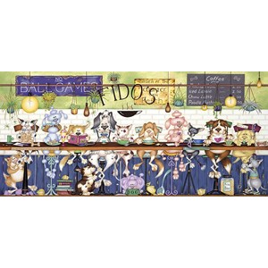 Gibsons (G4049) - Linda Jane Smith: "Fido's Coffee Bar" - 636 brikker puslespil