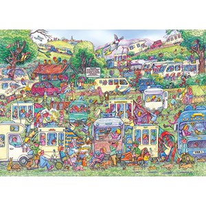 Gibsons (G6258) - Armand Foster: "Caravan Chaos" - 1000 brikker puslespil