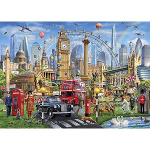 Gibsons (G6294) - Adrian Chesterman: "London Calling" - 1000 brikker puslespil