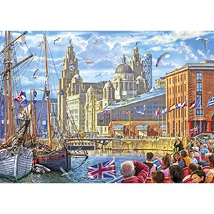 Gibsons (G6298) - Steve Crisp: "Albert Dock, Liverpool" - 1000 brikker puslespil