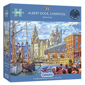 Gibsons (G6298) - Steve Crisp: "Albert Dock, Liverpool" - 1000 brikker puslespil