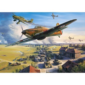 Gibsons (G6299) - Nicolas Trudgian: "Road to Dunkirk" - 1000 brikker puslespil