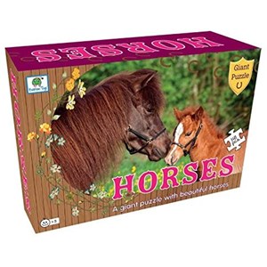 Barbo Toys (5813) - "Heste" - 141 brikker puslespil