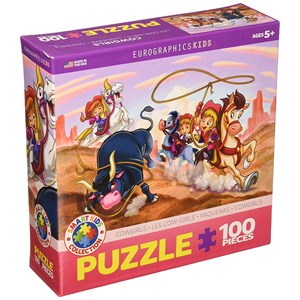 Eurographics (6100-0649) - "Cowgirls" - 100 brikker puslespil