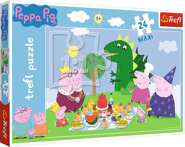 Trefl (14157) - "Peppa Pig" - 24 brikker puslespil