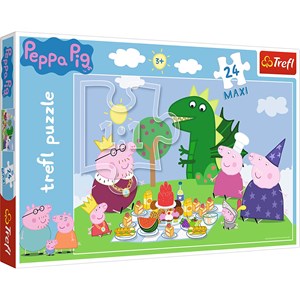 Trefl (14157) - "Peppa Pig" - 24 brikker puslespil