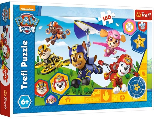 Trefl (15363) - "Paw Patrol" - 160 brikker puslespil