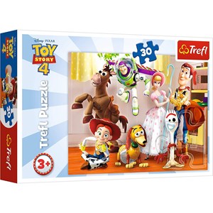 Trefl (18243) - "Toy Story" - 30 brikker puslespil