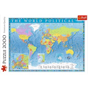 Trefl (27099) - "The World Political" - 2000 brikker puslespil