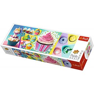 Trefl (29045) - "Colourful Cupcake" - 1000 brikker puslespil