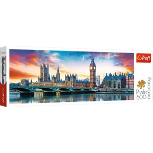 Trefl (29507) - "Big Ben and Palace of Westminster, London" - 500 brikker puslespil