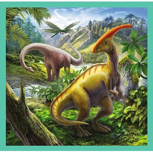Trefl (34837) - "The extraordinary world of dinosaur" - 20 36 50 brikker puslespil