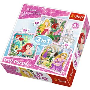 Trefl (34842) - "Disney Princess" - 50 brikker puslespil