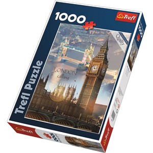 Trefl (103953) - "London at Dawn" - 1000 brikker puslespil