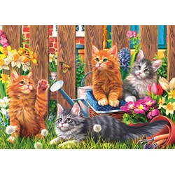 Trefl (37326) - "Kittens in the garden" - 500 brikker puslespil