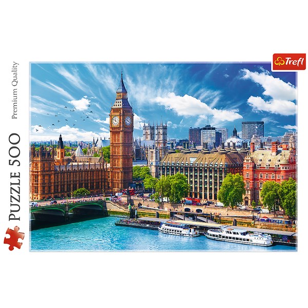 Trefl (37329) - "Sunny day in London" - 500 brikker puslespil