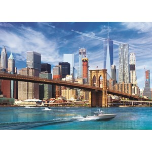 Trefl (37331) - "View of New York" - 500 brikker puslespil