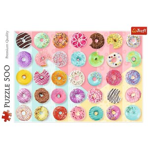 Trefl (37334) - "Sweet Donuts" - 500 brikker puslespil