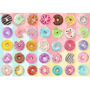 Trefl (37334) - "Sweet Donuts" - 500 brikker puslespil