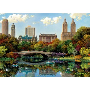Educa (17136) - Alexander Chen: "Central Park Bow Bridge" - 8000 brikker puslespil