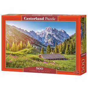 Castorland (B-53360) - "Summer in the Alps" - 500 brikker puslespil