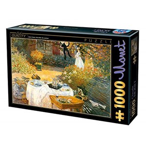 D-Toys (67548-2) - Claude Monet: "Breakfast" - 1000 brikker puslespil